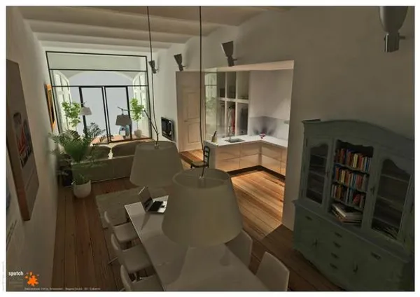 3D eetkamer