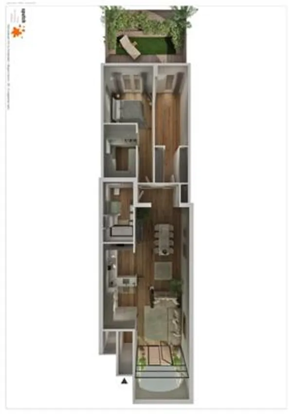 3D plattegrond